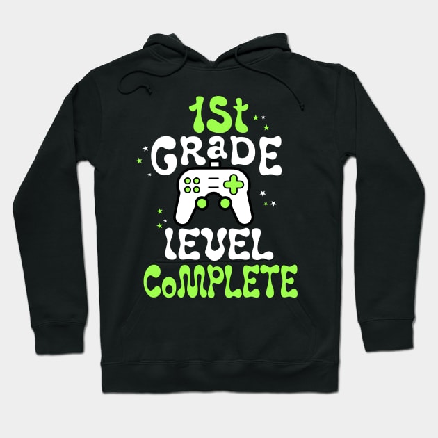 1st Grade Level Completed Hoodie by busines_night